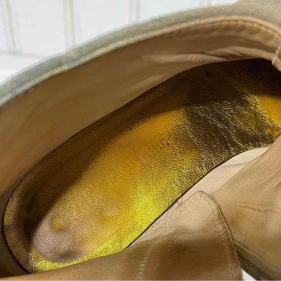 Zadig & Voltaire Molly Suede Wester Ankle boot Tan 377 - Picture 14 of 15